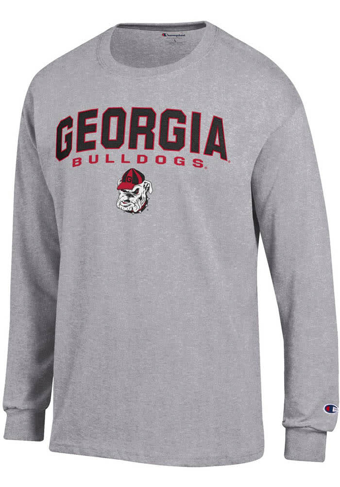 Georgia College GCSU Bobcats Long Sleeve T-Shirt – Charcoal Heather With Arch Mascot Logo, Size Large - View #5