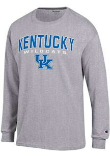 Champion Kentucky Wildcats Grey Jersey Long Sleeve T Shirt