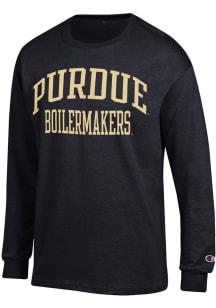 Mens Purdue Boilermakers Black Champion Jersey Tee