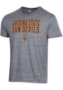 Champion Arizona State Sun Devils Grey Tri-Blend Short Sleeve Fashion T Shirt