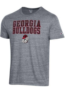 Champion Georgia Bulldogs Grey Tri-Blend Short Sleeve Fashion T Shirt