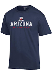 Champion Arizona Wildcats Navy Blue Jersey Short Sleeve T Shirt