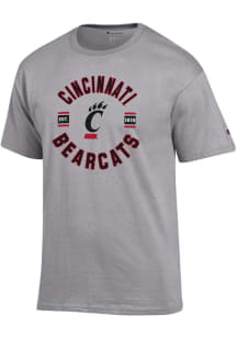 Champion Cincinnati Bearcats Grey Jersey Short Sleeve T Shirt