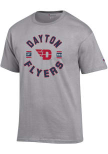 Champion Dayton Flyers Grey Jersey Short Sleeve T Shirt