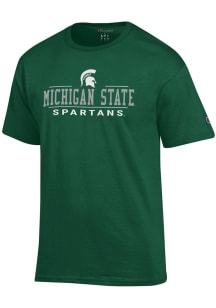 Michigan State Spartans Green Champion Jersey Short Sleeve T Shirt