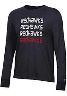 Champion Miami RedHawks Womens Black Core LS Tee