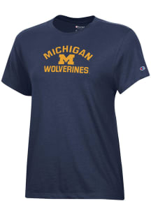 Michigan Wolverines Blue Champion Core Short Sleeve T-Shirt