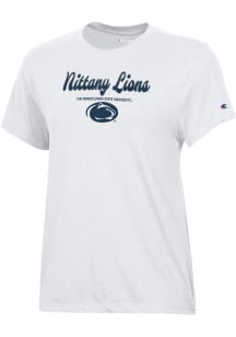 Penn State Nittany Lions White Champion Core Short Sleeve T-Shirt