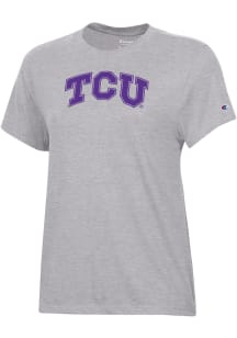 Champion TCU Horned Frogs Womens Grey Core Short Sleeve T-Shirt