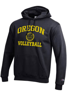 Mens Oregon Ducks  Champion Volleyball Powerblend Hooded Sweatshirt