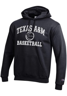 Champion Texas A&amp;M Aggies Mens  Baseball Powerblend Long Sleeve Hoodie