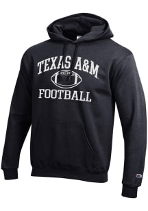 Champion Texas A&amp;M Aggies Mens  Football Powerblend Long Sleeve Hoodie