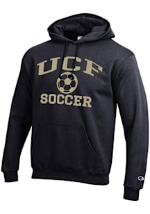 Champion UCF Knights Mens Black Soccer Powerblend Long Sleeve Hoodie