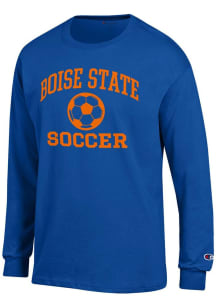 Champion Boise State Broncos Blue Soccer Jersey Long Sleeve T Shirt