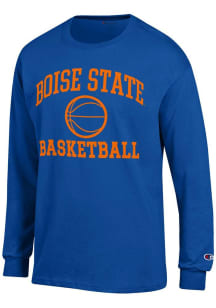 Champion Boise State Broncos Blue Basketball Jersey Long Sleeve T Shirt