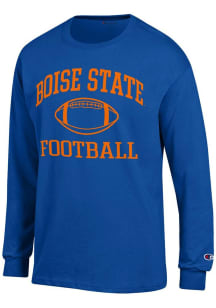 Champion Boise State Broncos Blue Football Jersey Long Sleeve T Shirt