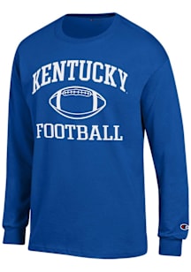 Champion Kentucky Wildcats Blue Football Football Jersey Long Sleeve T Shirt