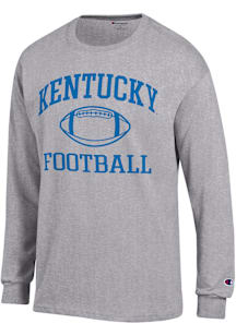 Champion Kentucky Wildcats Grey Football Football Jersey Long Sleeve T Shirt