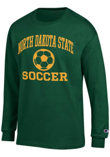 Champion North Dakota State Bison Green Soccer Jersey Long Sleeve T Shirt