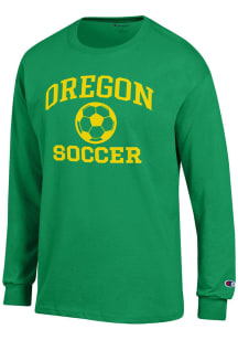 Mens Oregon Ducks Kelly Green Champion Soccer Jersey Tee