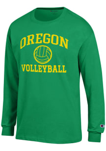 Mens Oregon Ducks Kelly Green Champion Volleyball Jersey Tee