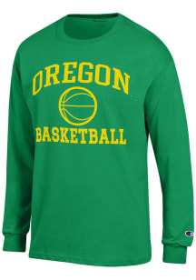 Mens Oregon Ducks Kelly Green Champion Basketball Jersey Tee