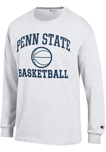 Mens Penn State Nittany Lions White Champion Basketball Jersey Tee