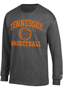 Champion Tennessee Volunteers Grey Basketball Jersey Long Sleeve T Shirt