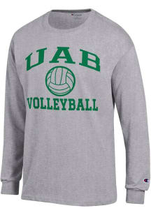 Champion UAB Blazers Grey Volleyball Jersey Long Sleeve T Shirt