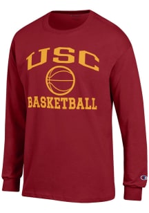 Mens USC Trojans Cardinal Champion Basketball Jersey Tee