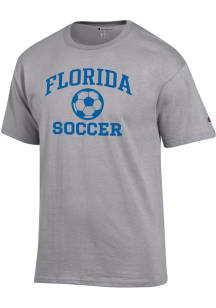Champion Florida Gators Grey Soccer Jersey Short Sleeve T Shirt