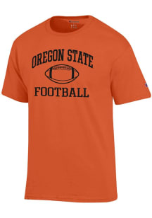 Champion Oregon State Beavers Orange Football Jersey Short Sleeve T Shirt