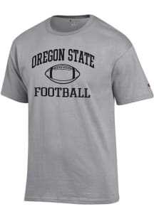 Champion Oregon State Beavers Grey Football Jersey Short Sleeve T Shirt