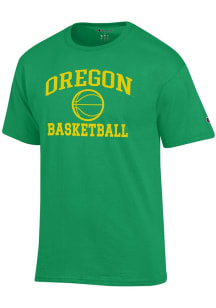 Oregon Ducks Kelly Green Champion Basketball Jersey Short Sleeve T Shirt