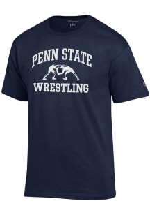 Penn State Nittany Lions Navy Blue Champion Wrestling Jersey Short Sleeve T Shirt