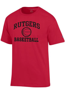 Rutgers Scarlet Knights Red Champion Basketball Jersey Short Sleeve T Shirt