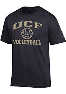 Champion UCF Knights Black Volleyball Jersey Short Sleeve T Shirt