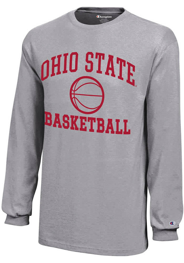 Champion Ohio State Buckeyes Youth Basketball Core Long Sleeve T-Shirt