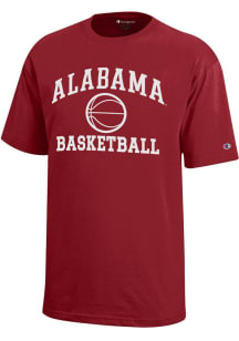 Champion Alabama Crimson Tide Youth Cardinal Basketball Core Short Sleeve T-Shirt