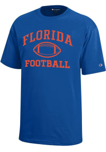 Champion Florida Gators Youth Blue Football Core Short Sleeve T-Shirt