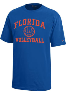 Champion Florida Gators Youth Blue Volleyball Core Short Sleeve T-Shirt