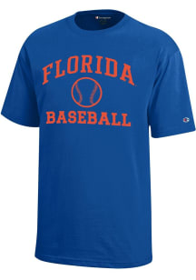 Champion Florida Gators Youth Blue Baseball Core Short Sleeve T-Shirt