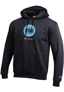 Champion Utah Hockey Club Mens Black Powerblend Long Sleeve Hoodie