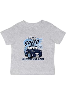 Vive La Fete Rhode Island Rams Infant Full Speed Short Sleeve T-Shirt Grey
