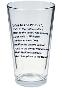 Michigan Wolverines 4 Pack Fight Song Pint Glass - White