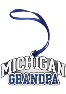 Michigan Wolverines Pewter Grandpa Ornament