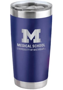 Navy Blue Michigan Wolverines 20oz Laser Etched Med Stainless Steel Tumbler