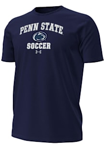 Under Armour Penn State Nittany Lions Navy Blue Soccer Performance Short Sleeve T Shirt