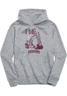 Vive La Fete Fordham Rams Toddler Grey Excavator Long Sleeve Hooded Sweatshirt