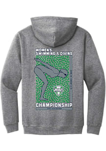 Summit Sportswear MAC Mens Graphite Women's Swim & Dive Championship 2026 Long Sleeve Hoodie